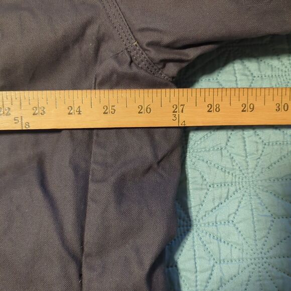 Berne Men's Duck Quilt-lined Traditional Shirt Jacket 2XL Slate Pockets/Snaps - Picture 7 of 8